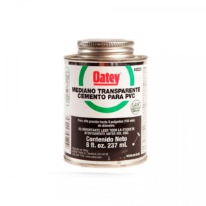 Pegamento PVC Mediano Negro 1/16 Gl (8 onzas) OATEY