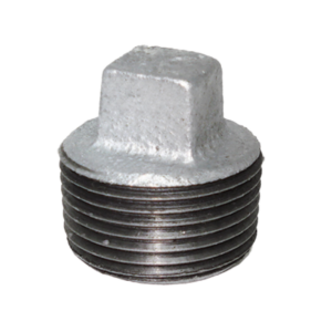 Tapón Macho Fierro Galvanizado 4" MAGNUM